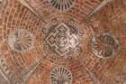 Antequera, Malaga, Andalusia, Spain. Decorated brick dome Art Print